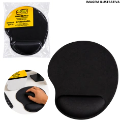 Mouse Pad Gel Confort Apoio Pulso Bm-751 Mp-10