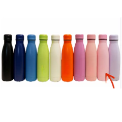 GARRAFA TERMICA 500ML COLORIDA COM LOGO BZ9 - comprar online