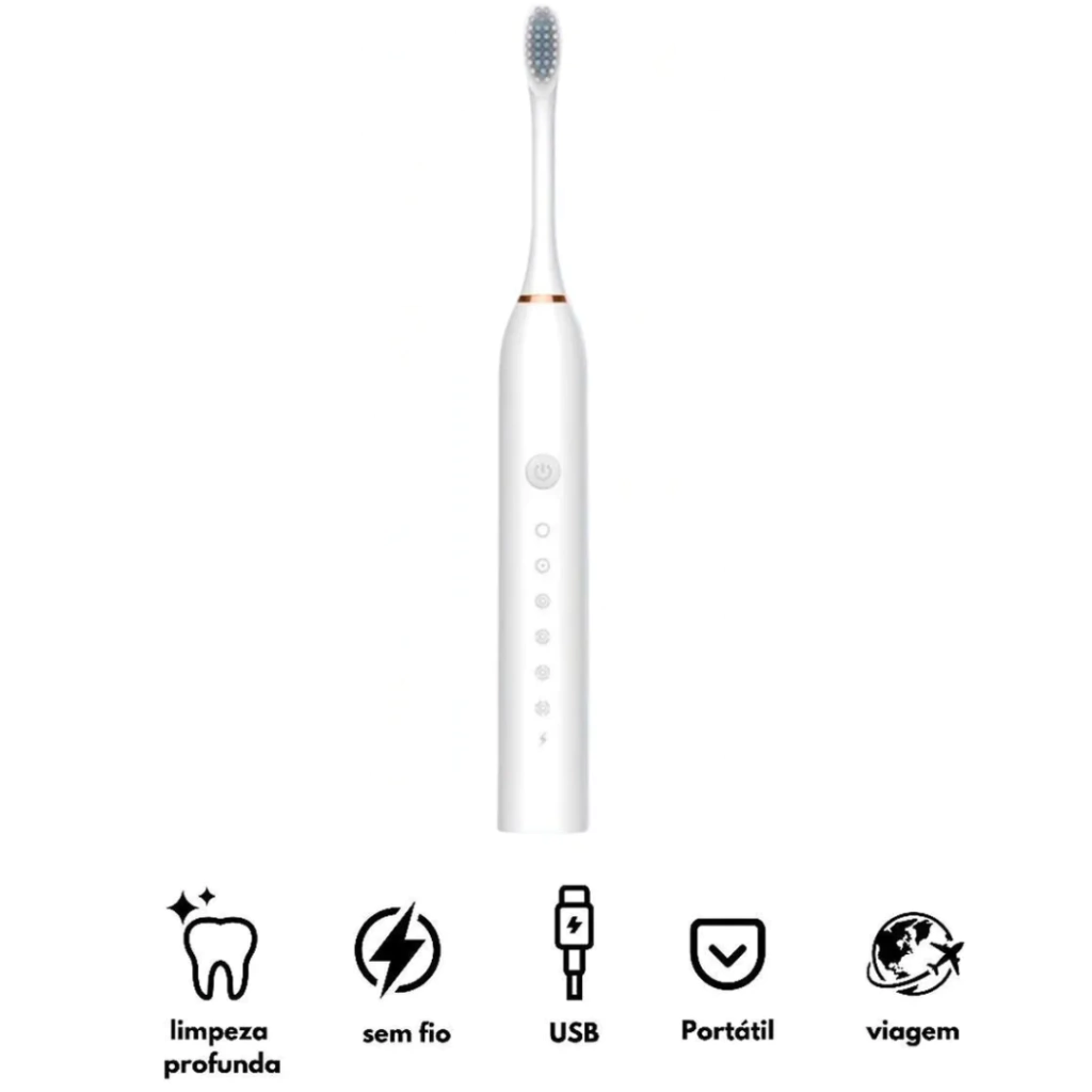 Escova Dental Eletrica X-3 Ddys Hy-5153 Ipx7