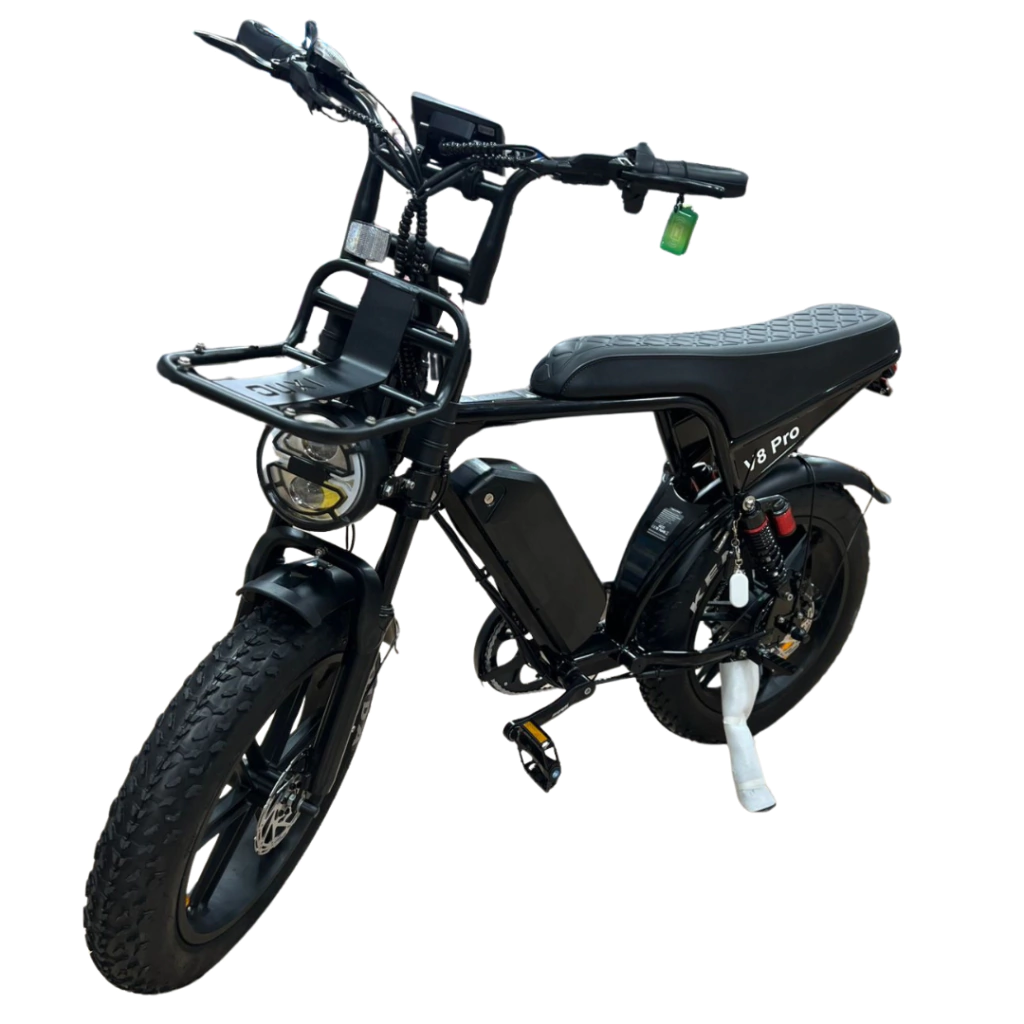 Bicicleta Elétrica V8 Pró 1000W 50Km Bateria De Lítio