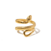 Anillo serpiente / acero