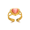 Anillo corazón dulce / acero