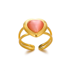 Anillo corazón dulce / acero