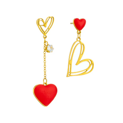 Arete corazón asimétrico (PREVENTA)