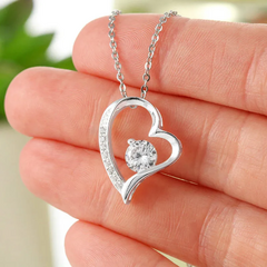 Collar corazón zirconia (PREVENTA) - comprar en línea