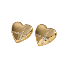 Arete corazón francés (PREVENTA)