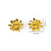 Arete girasol /acero