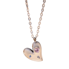 Collar corazón incrustados (PREVENTA)