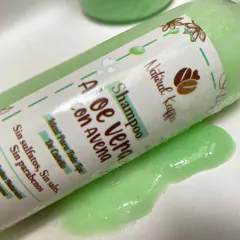 Shampoo natural de aloe vera y avena - comprar online