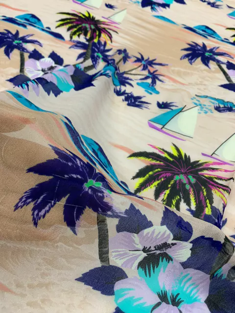 GEORGETTE DE SEDA PURA