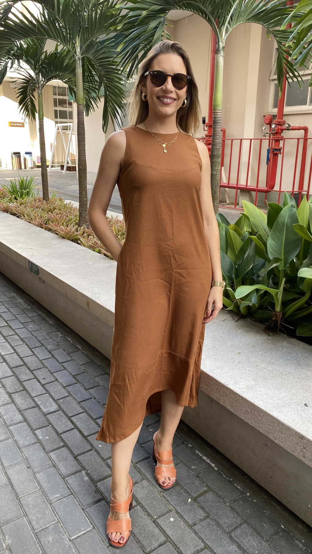 Vestido Midi Linho