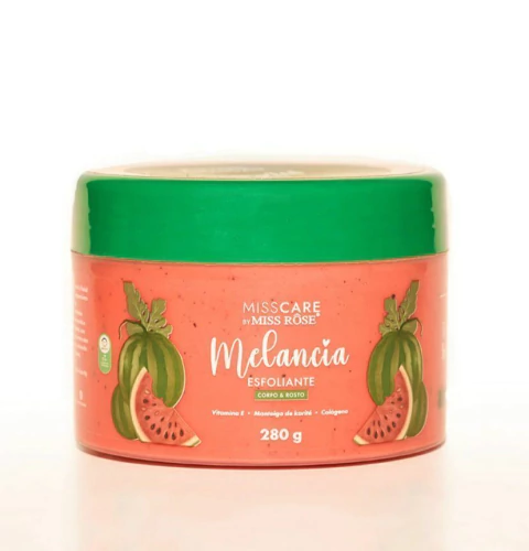 Esfoliante Corpo e Rosto Melancia Miss Care - Miss Rôse