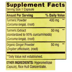 Turmeric Curcumin 500 mg | 180 caps | Spring Valley - comprar online