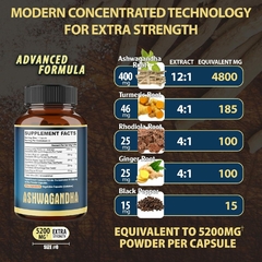 Ashwagandha | 5200 Mg | Agobi en internet