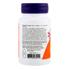 Astaxathina | 4mg | Now Foods - comprar online