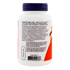 Betaine HCL | 648mg | Now Foods - comprar online