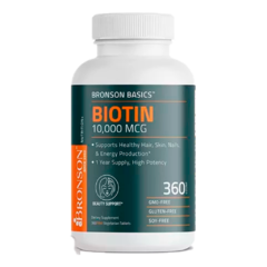 Biotina 10000 MCG | Bronson | 360 caps