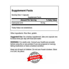 ‎ ‎ ‎ CoQ 10 10mg | 100 Caps | Swanson‎ ‎‎‎ ‎ - comprar online