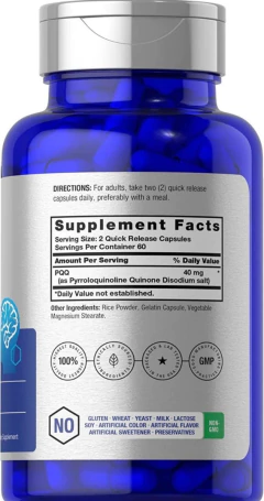 PQQ 40 mg | 120 Caps | Horbaach - comprar online