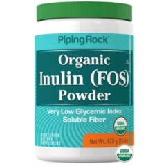 Inulina Orgánica | 425gr | Piping Rock