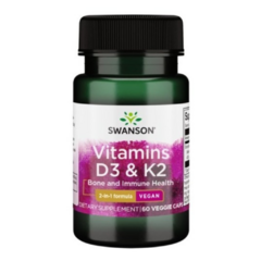 Vitamin D3 & K2 (2,000 Iu & 75 mcg) | Swanson