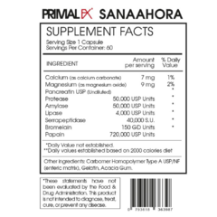 Enzymes + Serra | Primal FX - comprar online