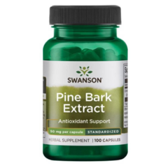Pine Bark 50 mg | Swanson | 100 cápsulas