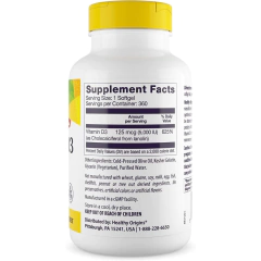 Vitamina D3 5.000 IU | Healthy Origins - comprar online
