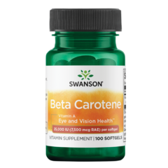 Beta-Carotene 25,000 IU | 100 Capsules | Swanson
