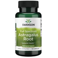 Astragalus Root 470 mg | Swanson | 100 caps