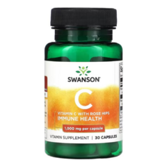 Vitamin C 1,000 mg | 30 caps | Swanson