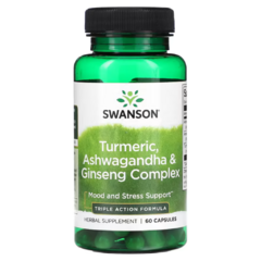 Turmeric, Ashwagandha, Ginseng Complex | Swanson