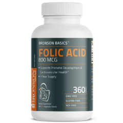 Folic Acid 800 mcg | Bronson