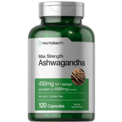 Ashwagandha 4500mg | 120 Caps | Horbaach