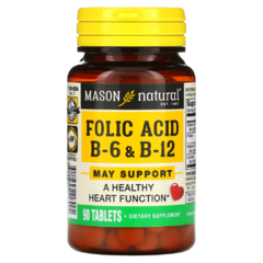 Folic Acid B6 & B12 | Mason Natural