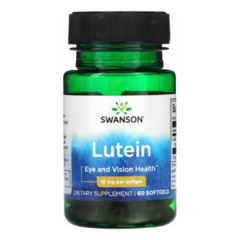 Lutein 10mg | 60 caps | Swanson