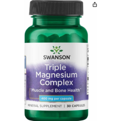 Triple Magnesium 400 mg | 30 Caps | Swanson