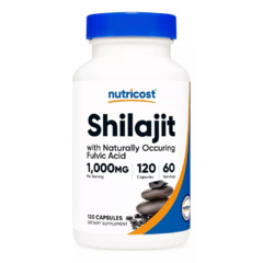 Shilajit 1000 mg | Nutricost | 120 cápsulas