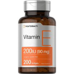 Vitamin E 90mg | 200 Caps | Horbaach