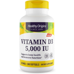 Vitamina D3 5.000 IU | Healthy Origins