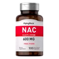 NAC N-Acetyl Cysteine | 600mg | Piping Rock