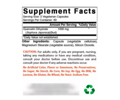 Quercetin | 1000mg | Best Naturals - VitaShop