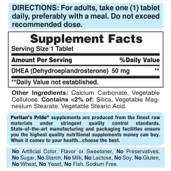Dhea 50 MG | 100 tablets | Puritans Price en internet