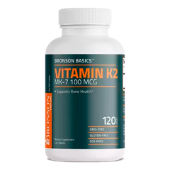 Vitamina K2 - MK7 | 100mcg | Bronson