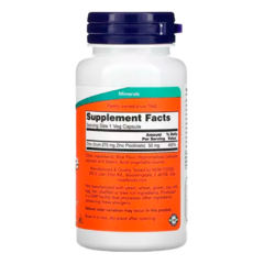 Zinc Picolinate | 50mg | Now Foods en internet