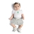 Conjunto Verão Bebê Body e Shortinho Branco - TMX