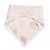 Babador Bandana Soft Bamboo Folhagem Rosa 28Cm X 28Cm Contem 01 Unidade - Papi - comprar online