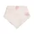 Babador Bandana Soft Bamboo Folhagem Rosa 28Cm X 28Cm Contem 01 Unidade - Papi