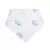Babador Bandana Soft Bamboo Mami Nuvem Fofa 28Cm X 28Cm Contem 01 Unidade - Papi