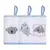 Babete Gifts Papi Friends Com Prendedor De Chupeta Coala/Tubarão 40Cm X 40Cm Contem 03 Un
